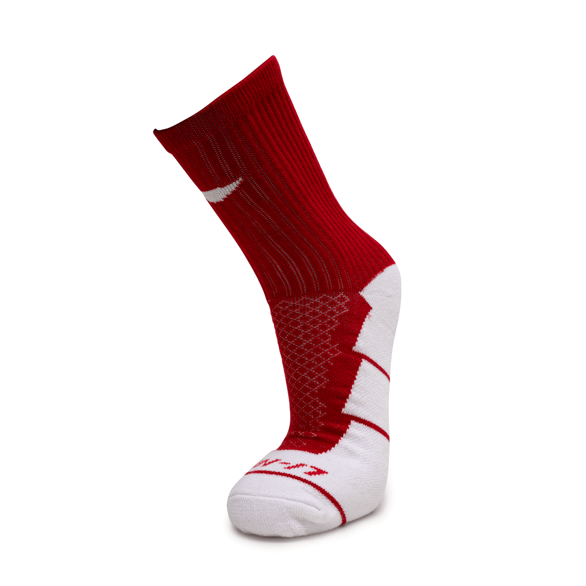 Step Socks Red/White