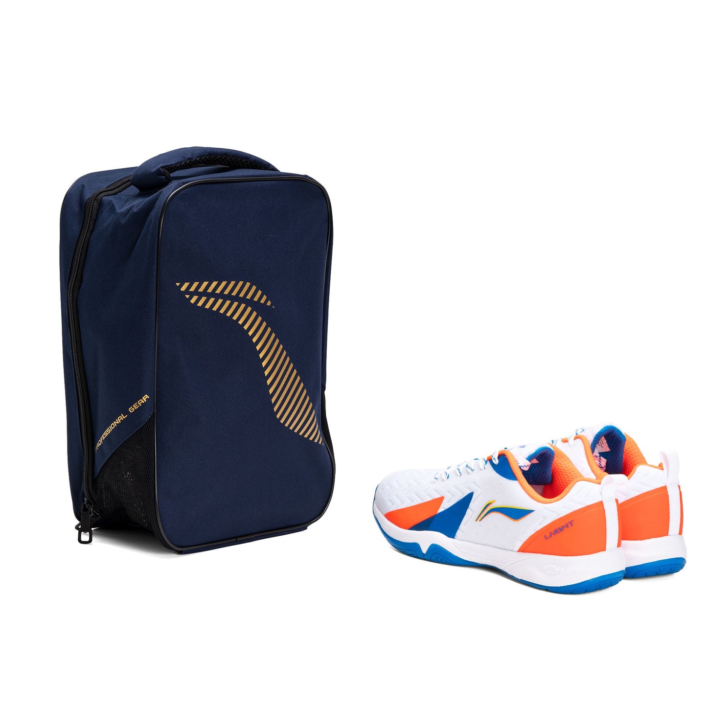 Li-Ning Zap Shoe Bag , Multipurpose & Portable-Navy