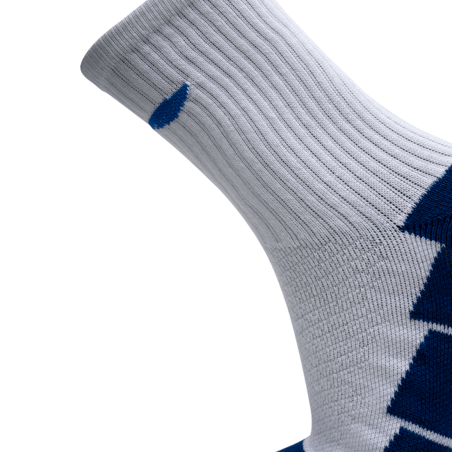 Step Socks White/Blue