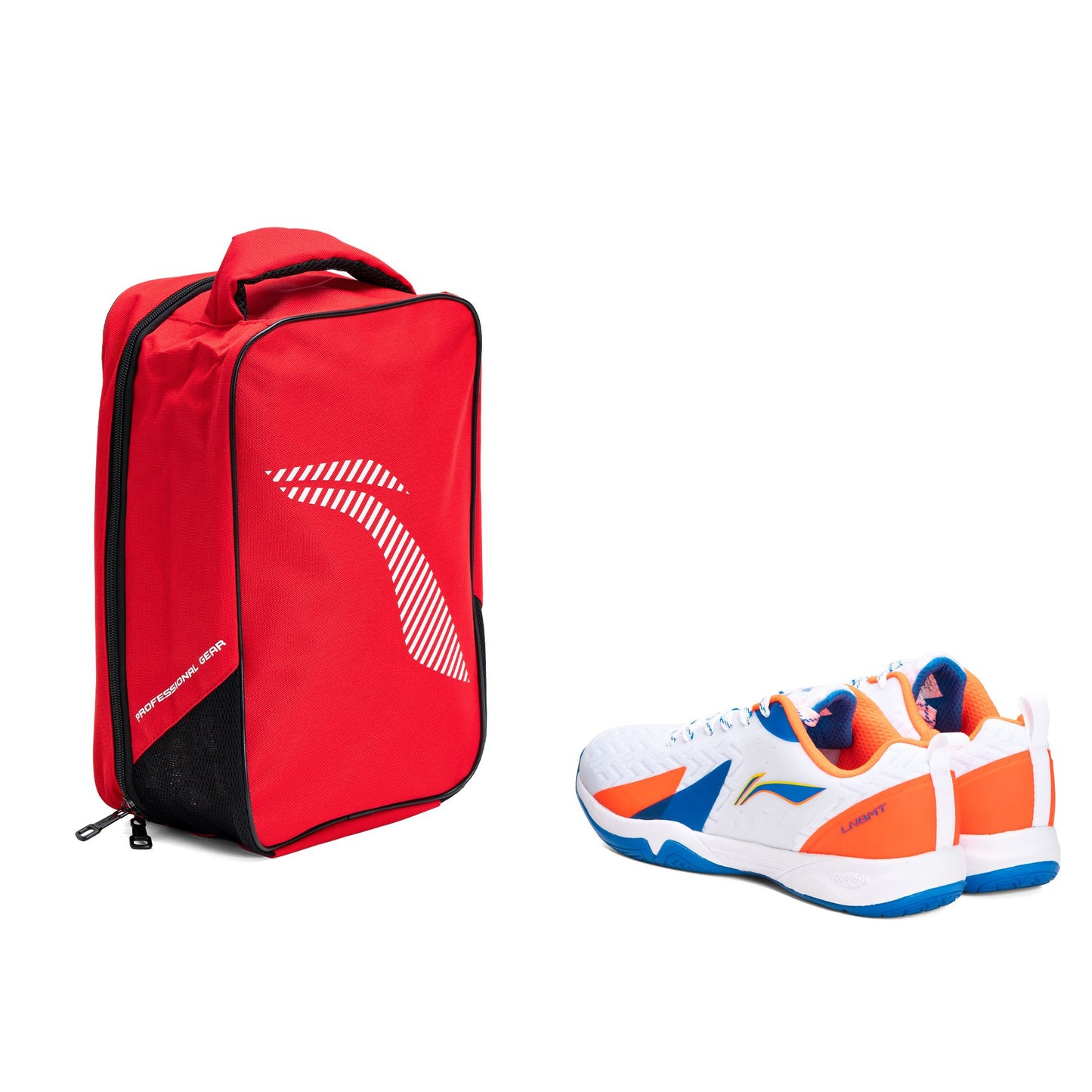Li-Ning Zap Shoe Bag , Multipurpose & Portable-Red