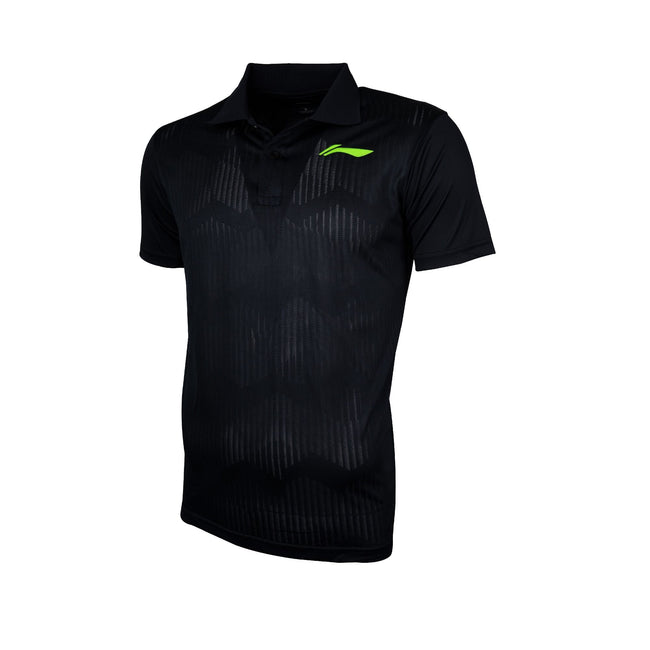 Li-Ning Training Polo Tee-Black-XS