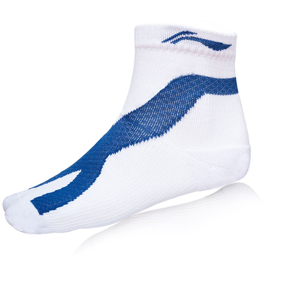 Li-Ning Essential Socks - White, Blue