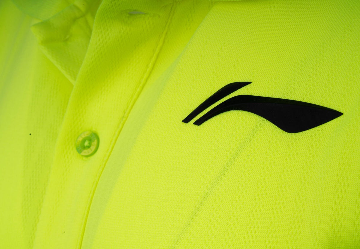 Li-Ning Training Polo Tee-Neon Lime-XS