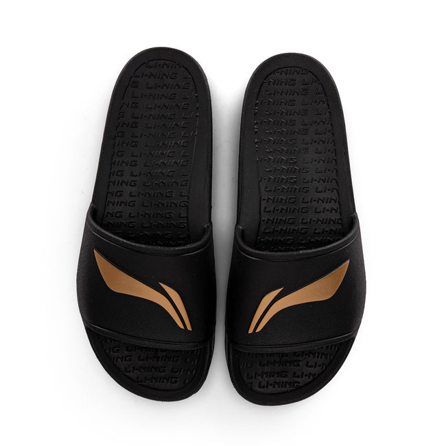 Off Court Slides - Black/Gold