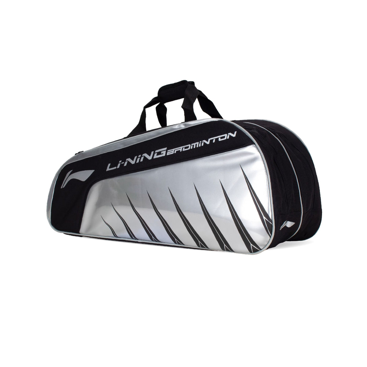 ABDP368 (2 Zipper Kit Bag) - Black/Silver