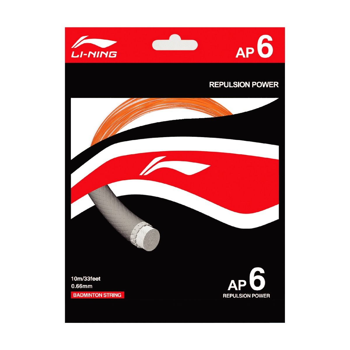 AP - 6 Badminton String-Orange