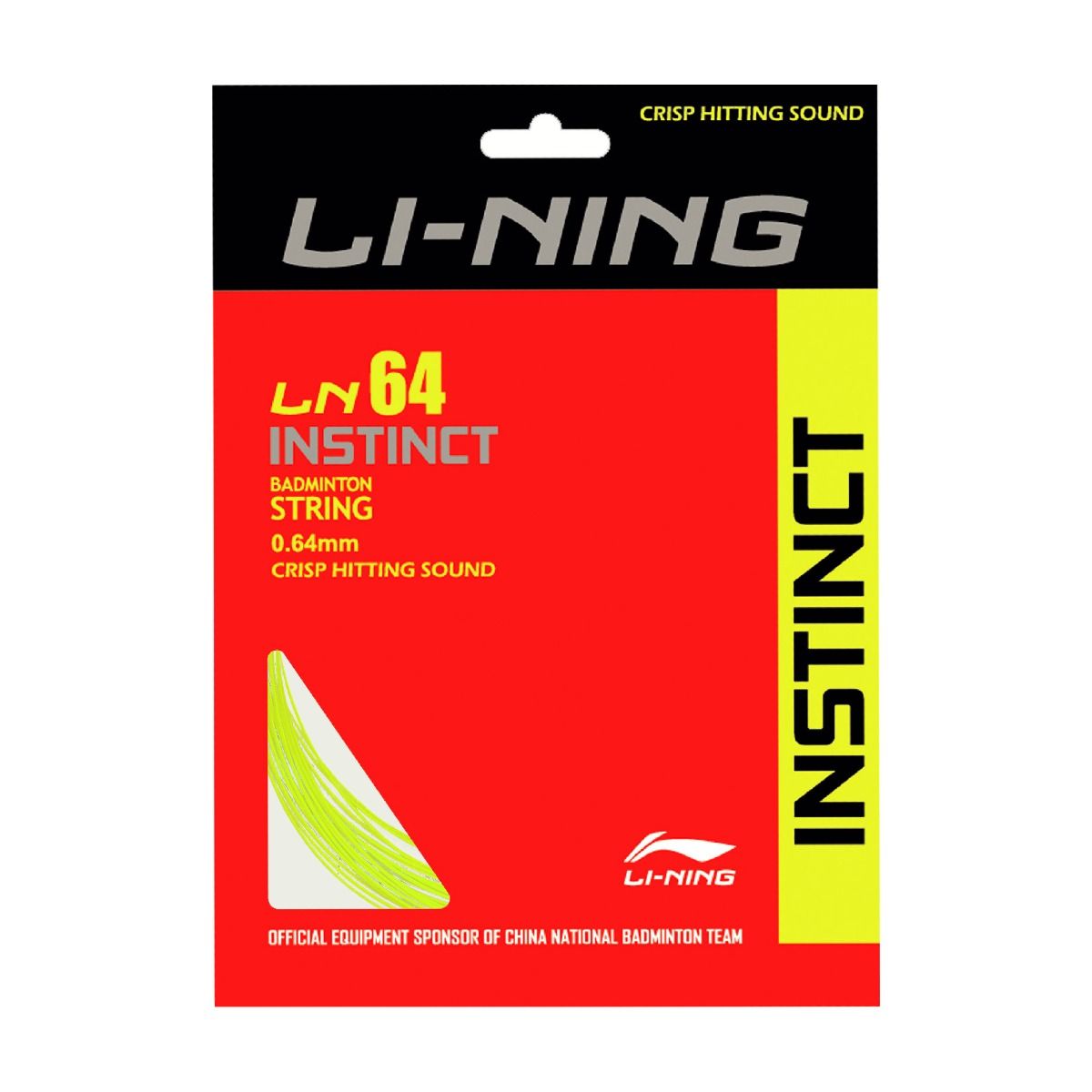 LN - 64 - Instinct Badminton String-Lime