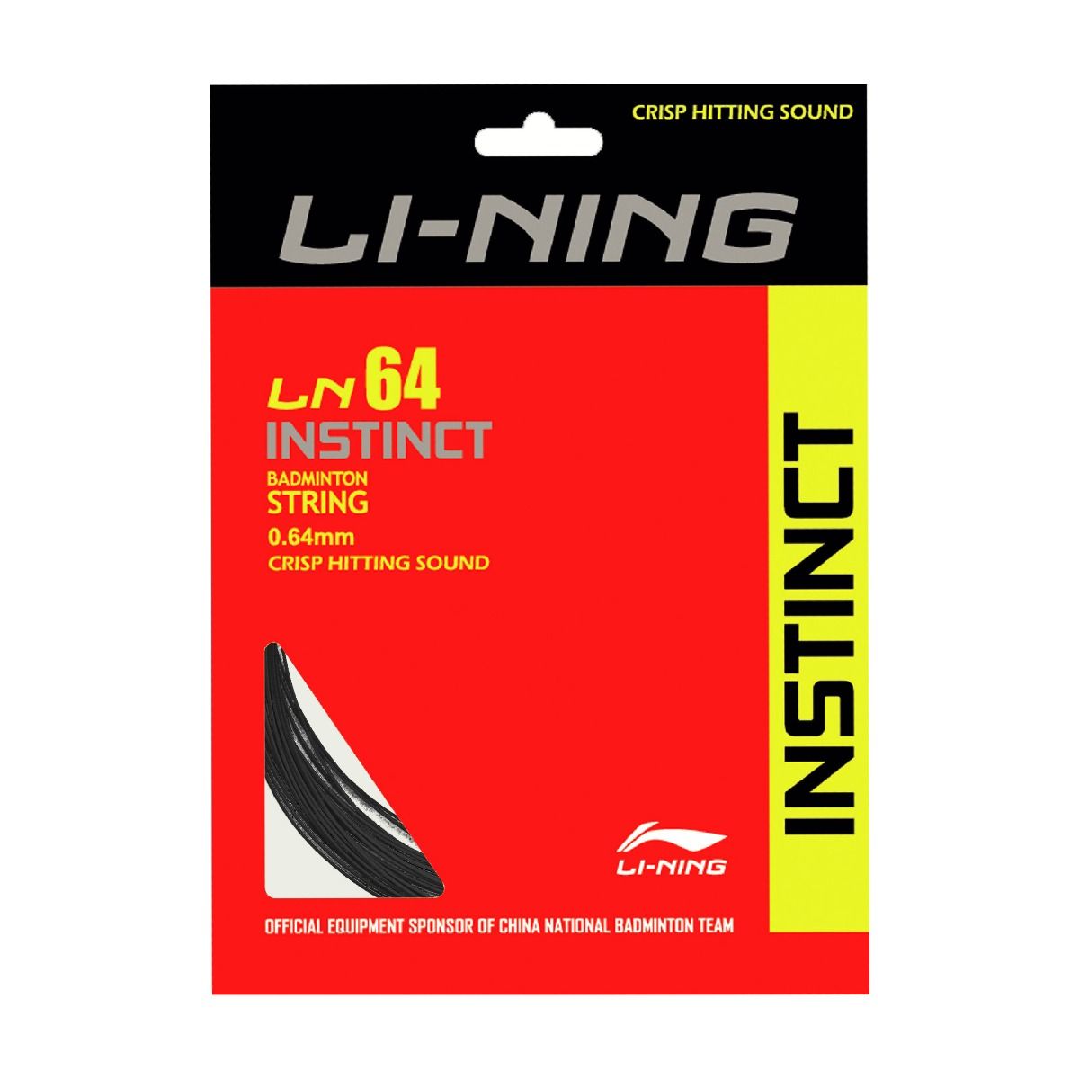 LN - 64 - Instinct Badminton String-Black