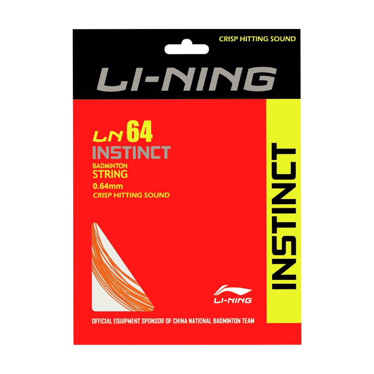 LN - 64 - Instinct Badminton String-Orange