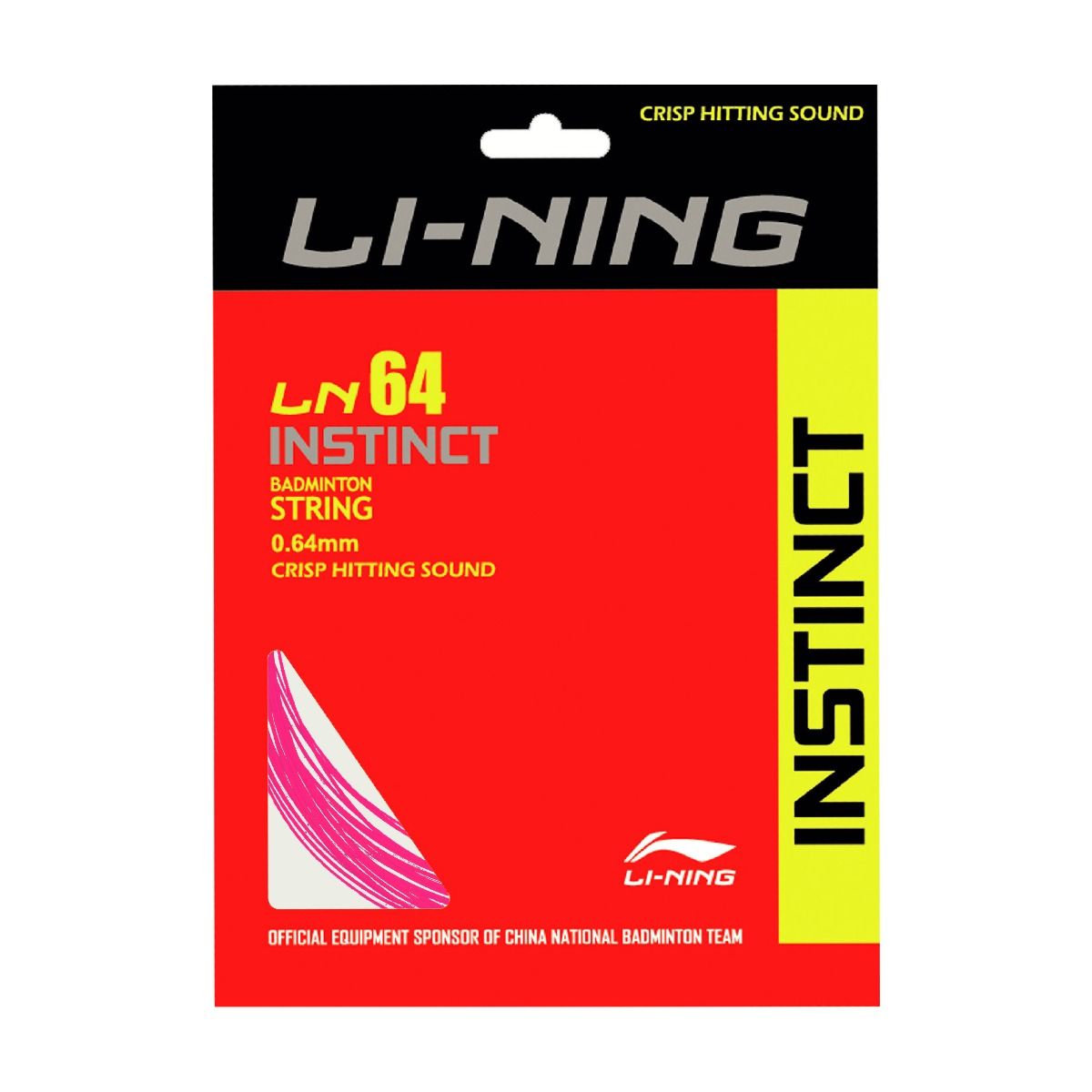 LN - 64 - Instinct Badminton String-Pink