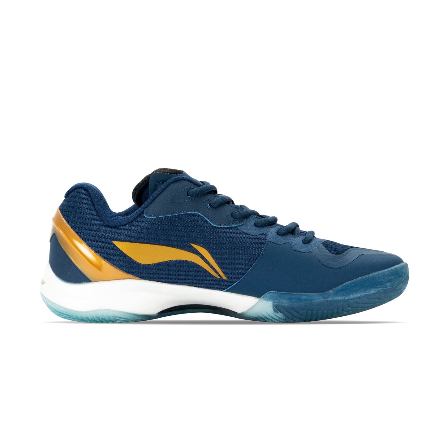 Monkey King Badminton Shoes-Deep Blue/Pale Gold-9 UK