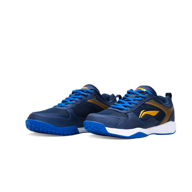 Li-Ning Ultra Badminton Shoe-Navy/Gold-9 UK
