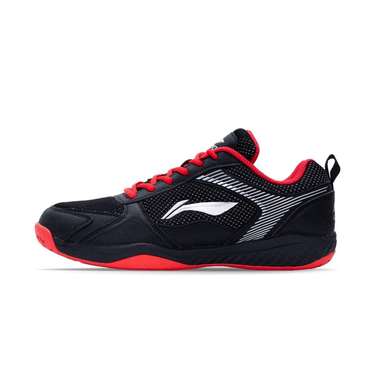 Li-Ning Ultra Badminton Shoe-Black/Red-9 UK