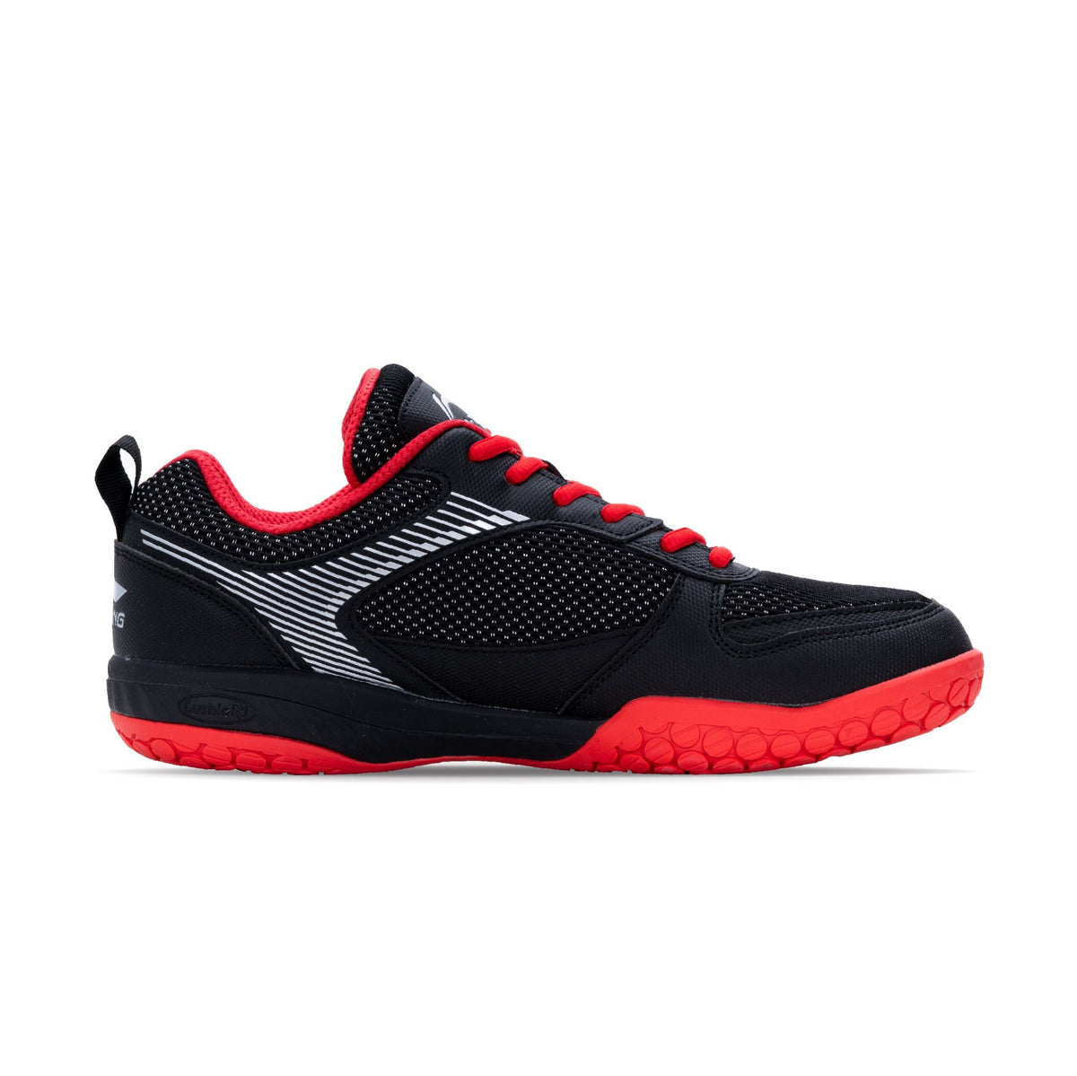 Li-Ning Ultra Badminton Shoe-Black/Red-9 UK