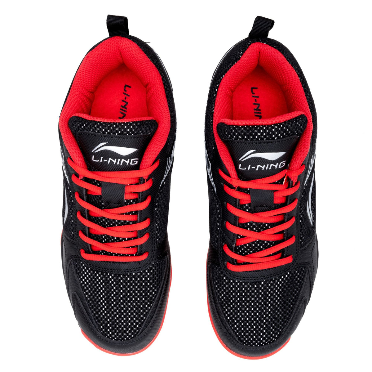 Li-Ning Ultra Badminton Shoe-Black/Red-9 UK
