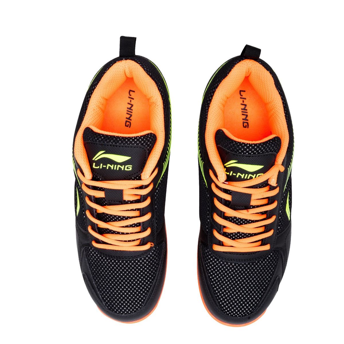 Li-Ning Ultra Badminton Shoe-Black/Lime/Orange-9 UK