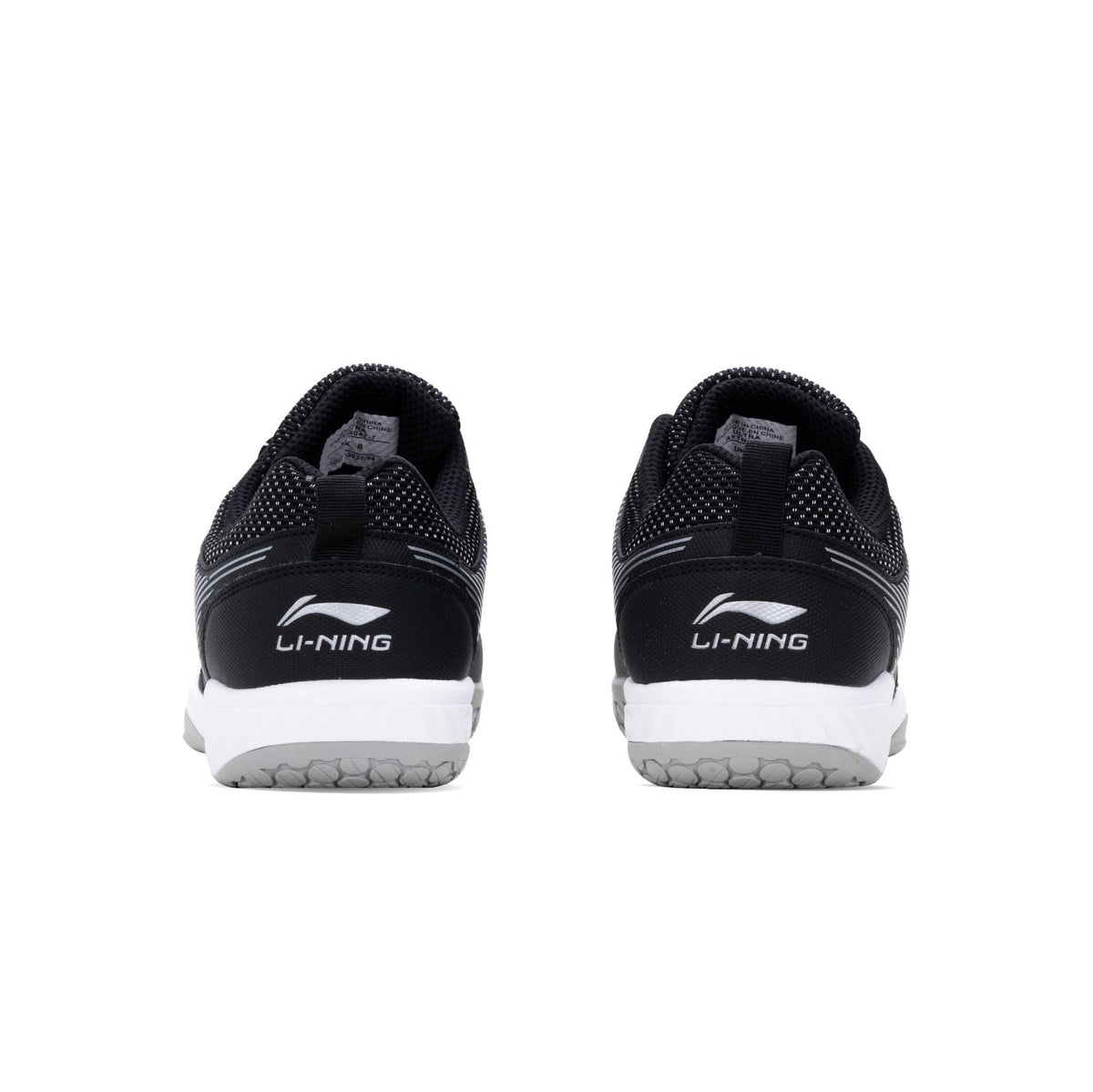 Li-Ning Ultra Badminton Shoe-Black/Silver-9 UK