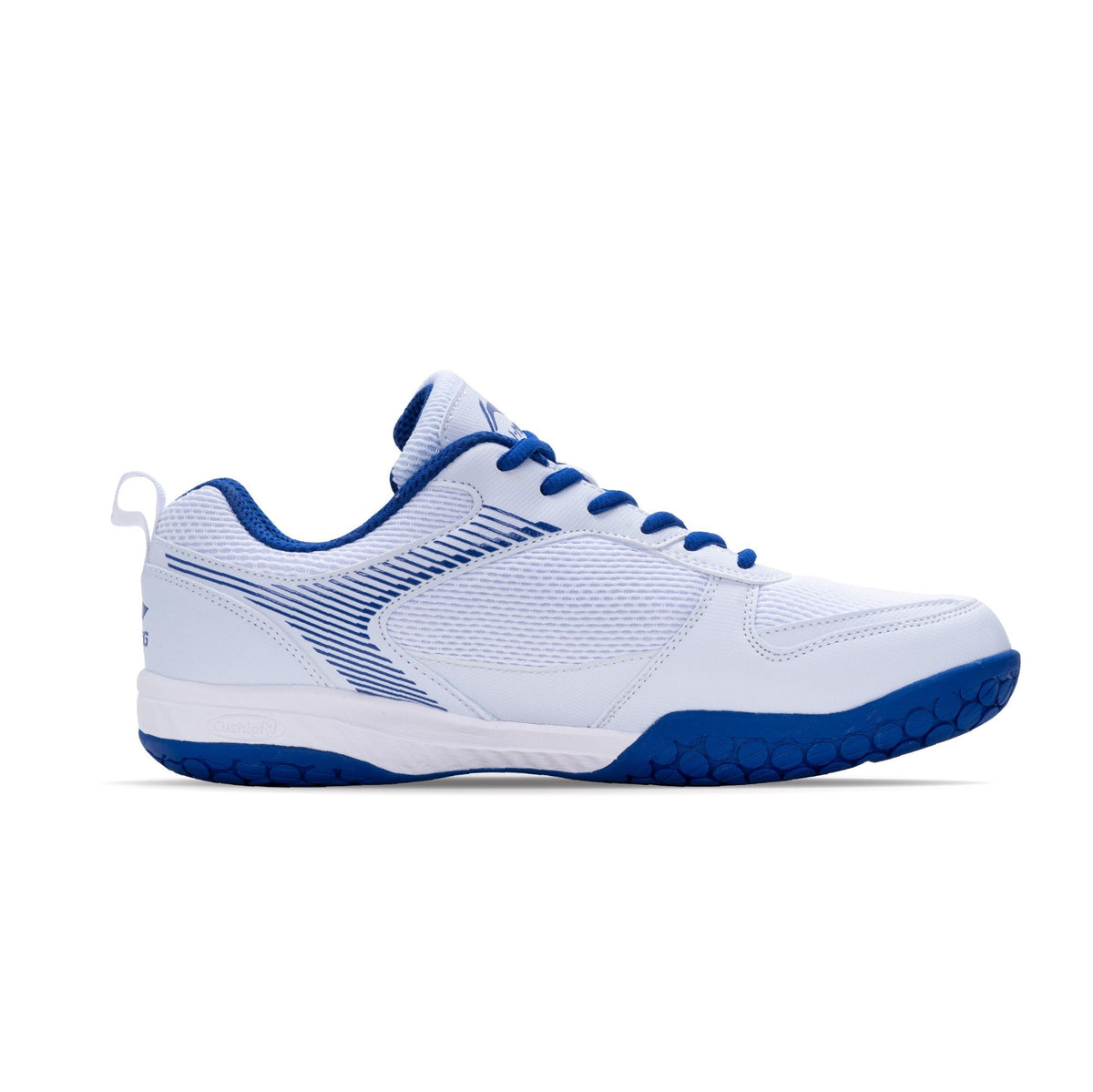 Li-Ning Ultra Badminton Shoe-White/Blue-9 UK