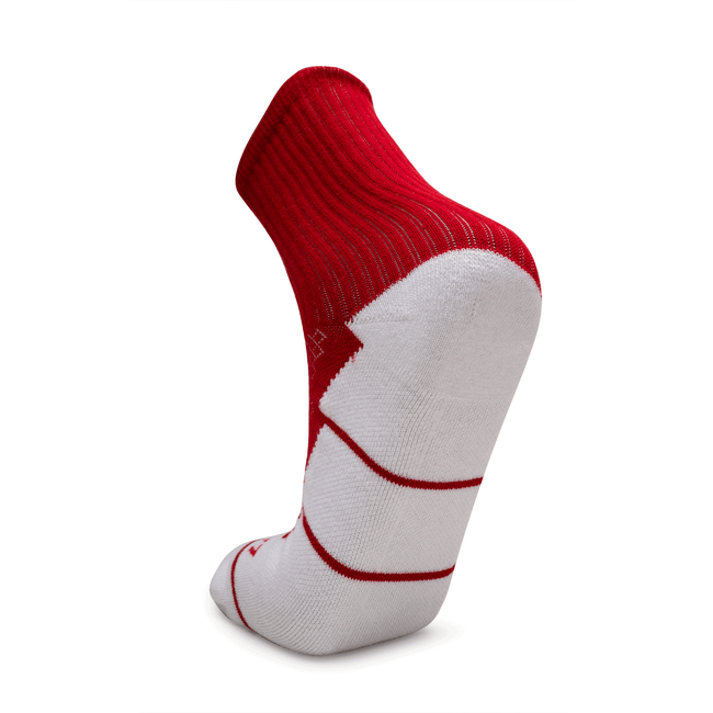 Step Socks Red/White