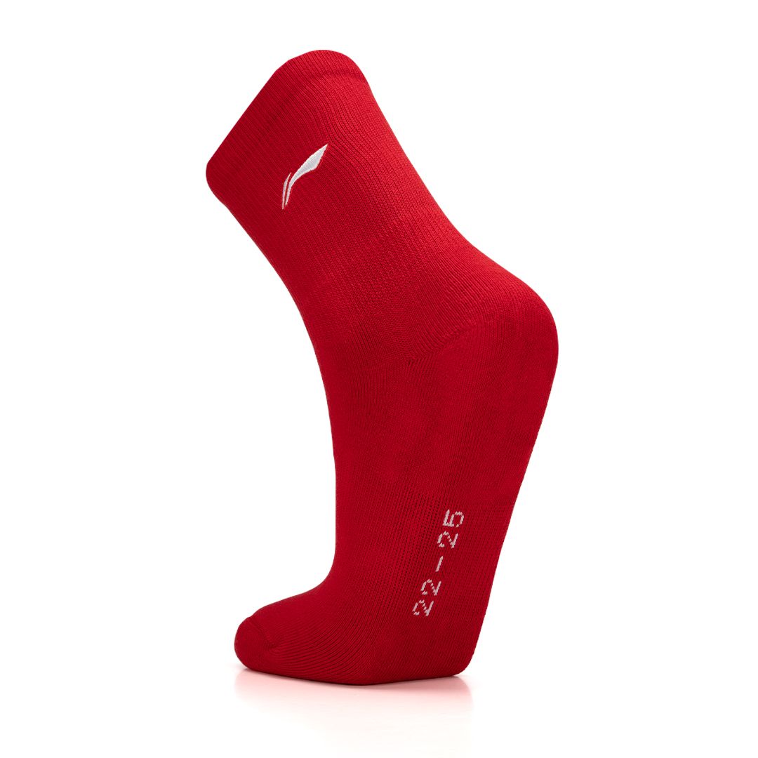 Solid Strokes Socks (Red)