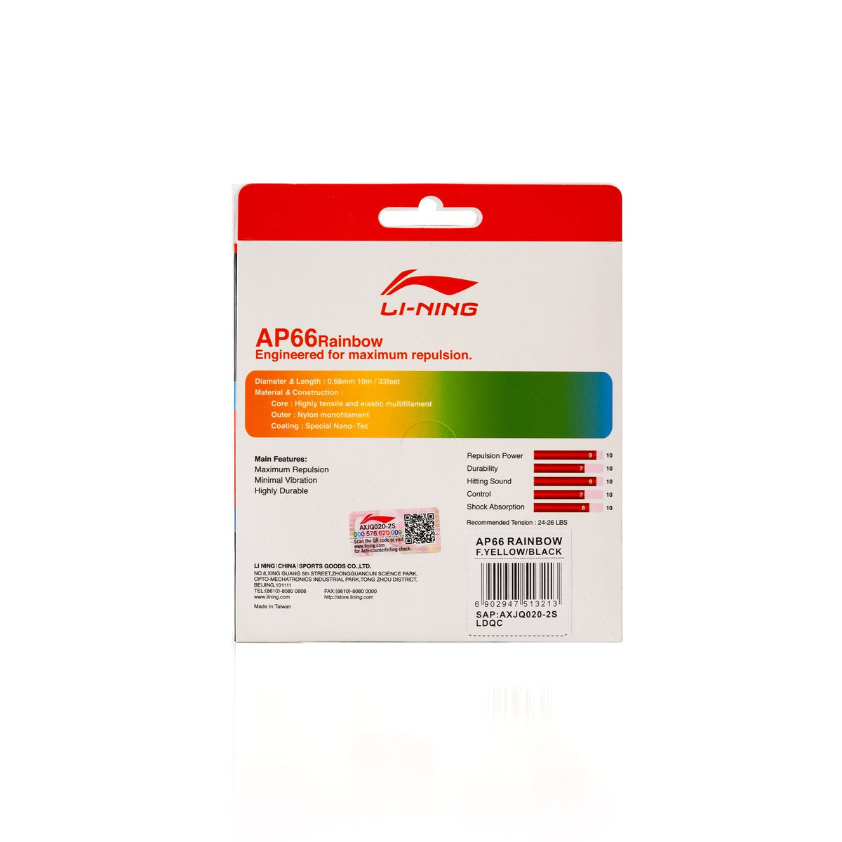 Ap-66 Rainbow- F.Yellow/Black 