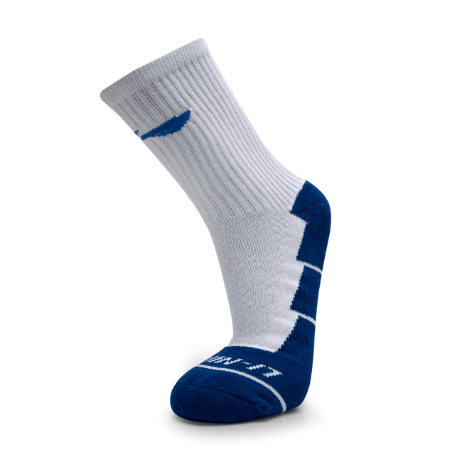 Step Socks White/Blue