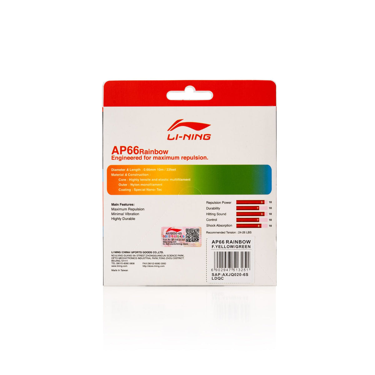 Ap-66 Rainbow- F.Yellow/Green 