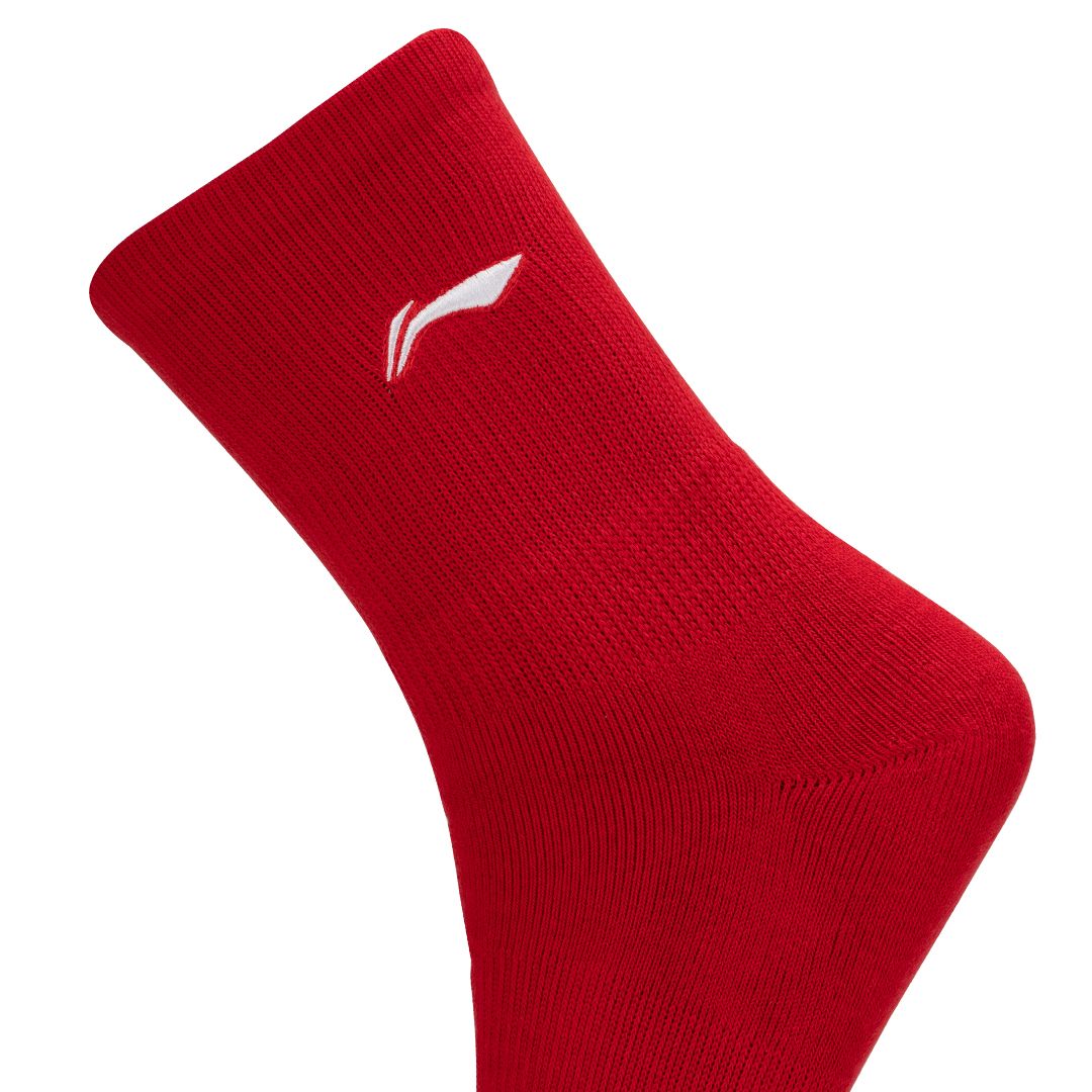 Solid Strokes Socks (Red)