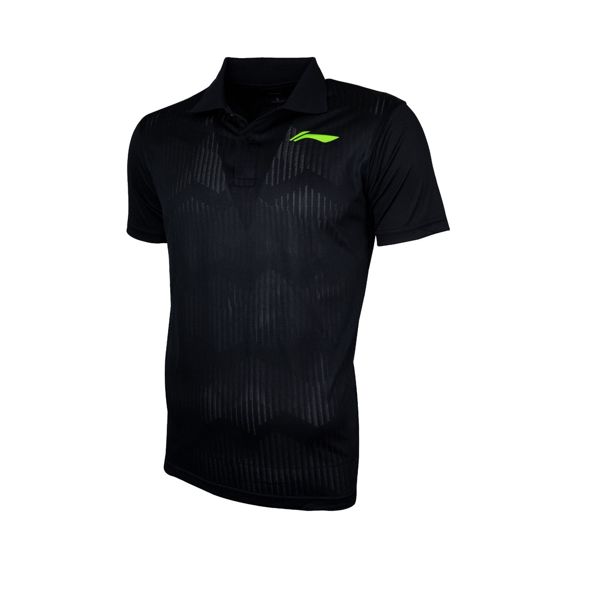 Li-Ning Training Polo Tee-Black-XS