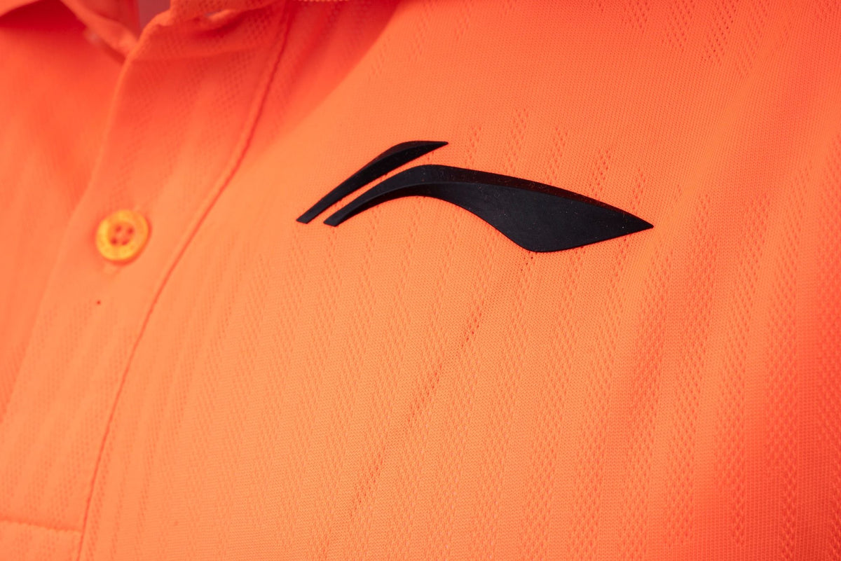 Li-Ning Training Polo Tee-Neon Orange-XS