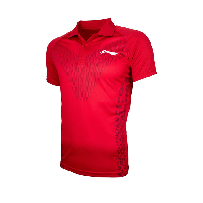 Li-Ning Polo-Red-XS