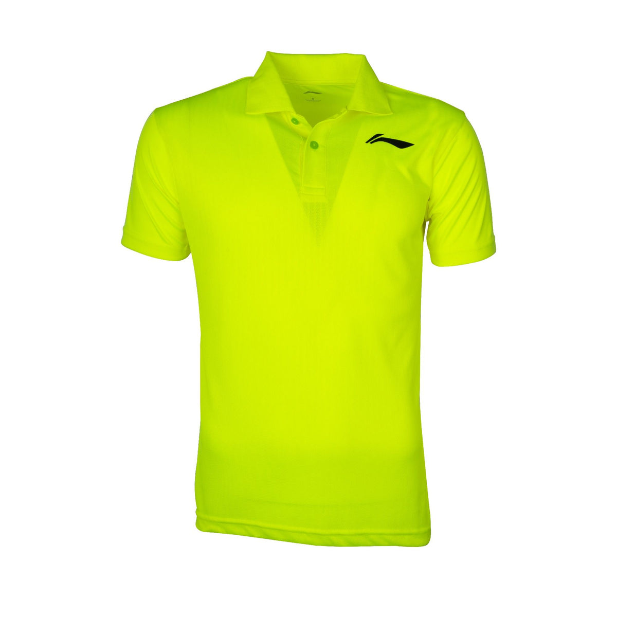Li-Ning Training Polo Tee-Neon Lime-XS