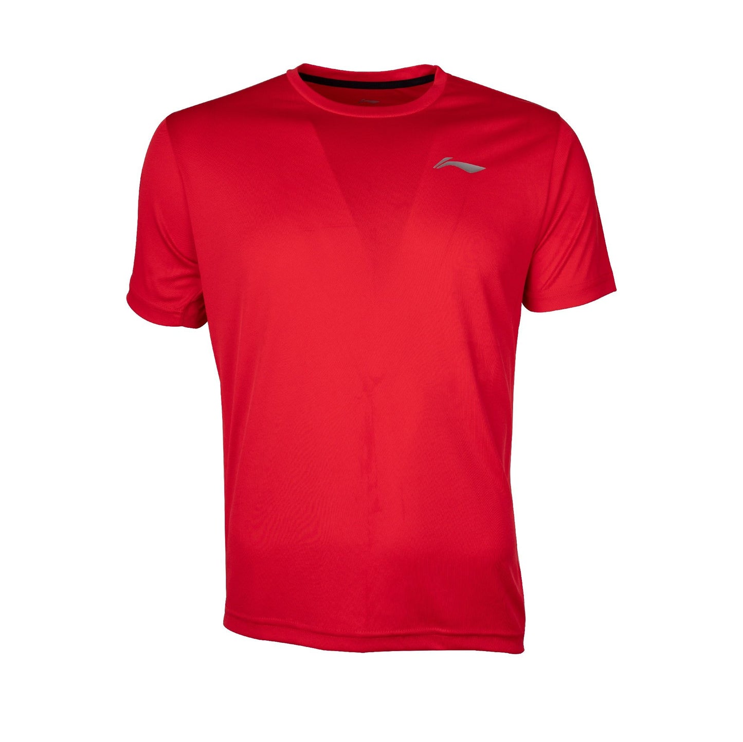 Solid Active T-shirt-Red-XS
