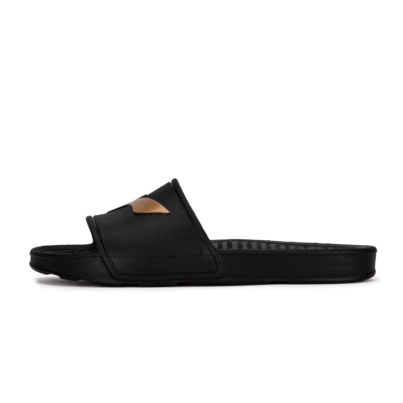 Off Court Slides - Black/Gold