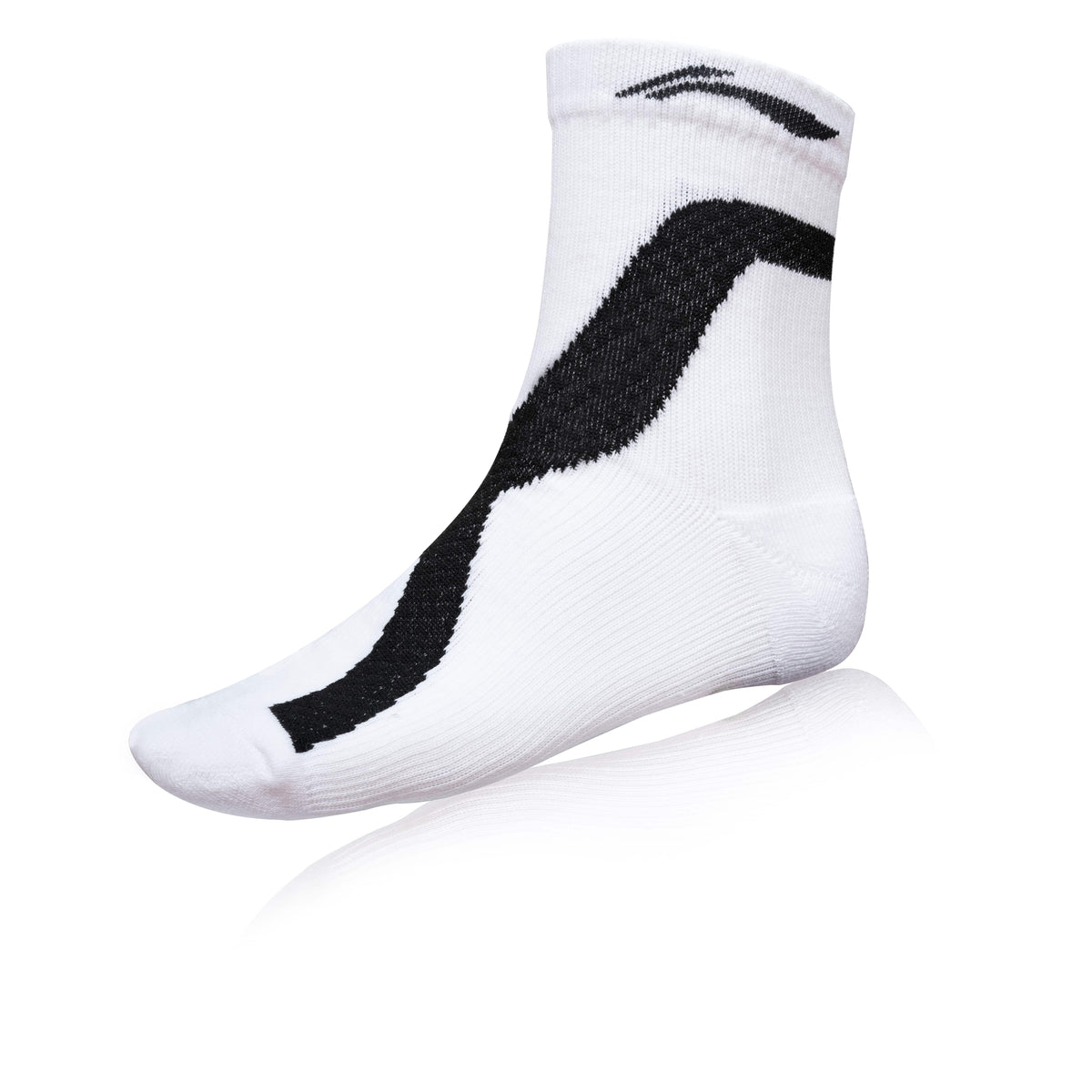 Li-Ning Essential Socks - White, Black