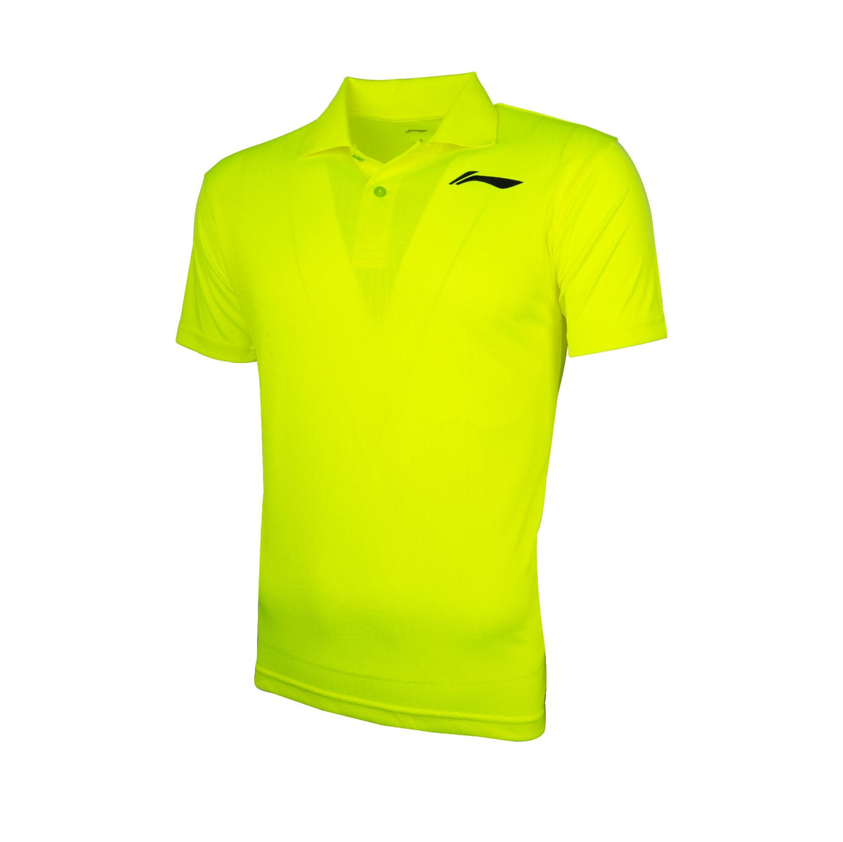 Li-Ning Training Polo Tee-Neon Lime-XS