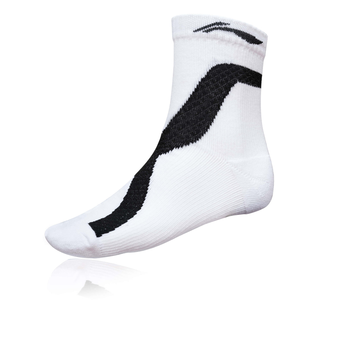 Li-Ning Essential Socks - White, Black