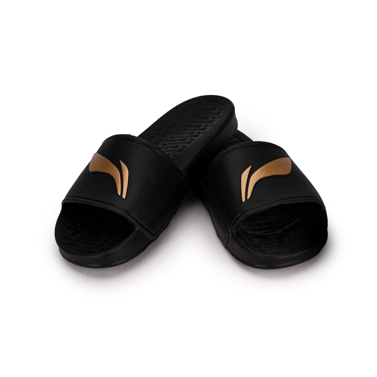 Off Court Slides - Black/Gold