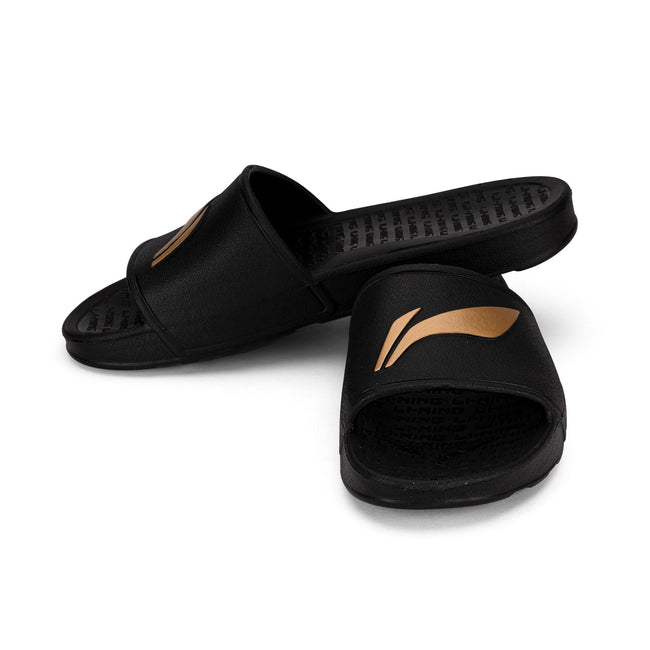 Off Court Slides - Black/Gold