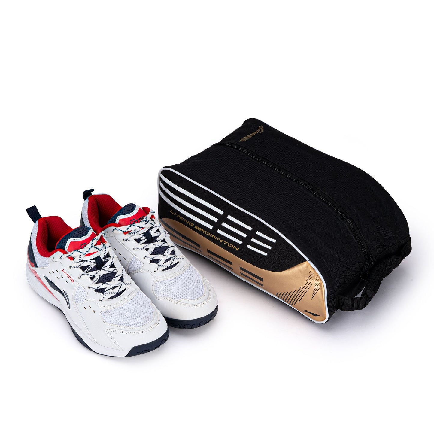 Serenity Shoe Bag - Black/Gold