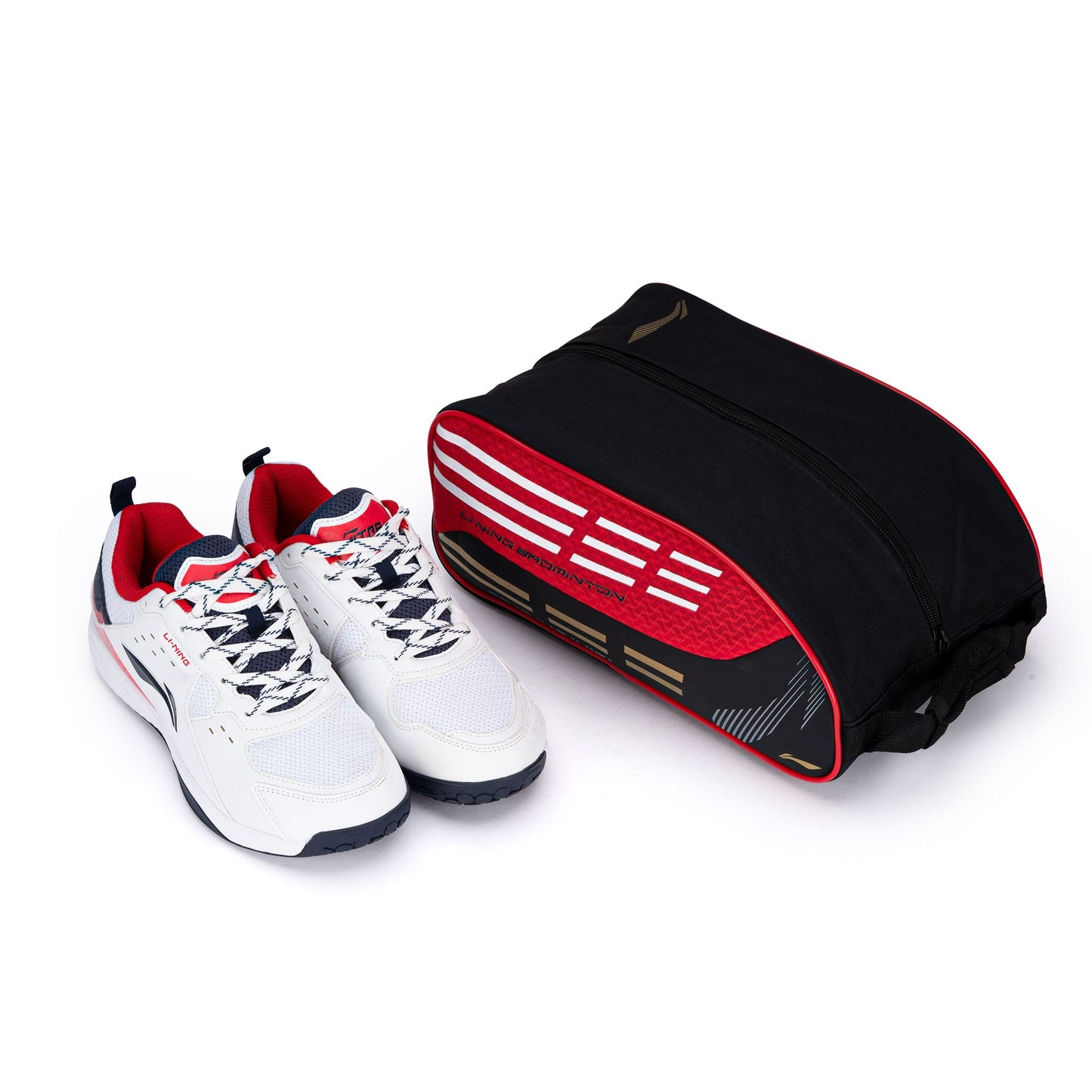 Serenity Shoe Bag - Black/Red