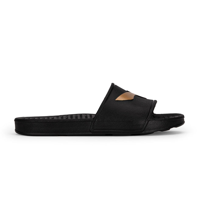 Off Court Slides - Black/Gold