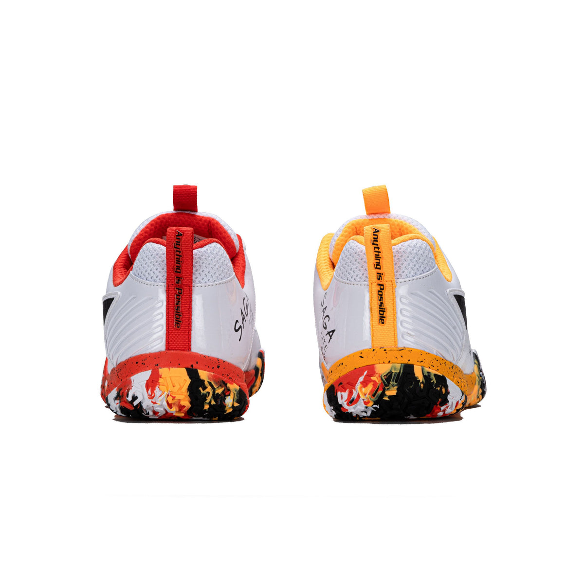 SAGA LITE 9-White/Orange/Yellow