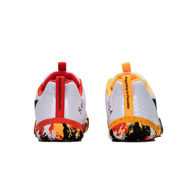 SAGA LITE 9-White/Orange/Yellow