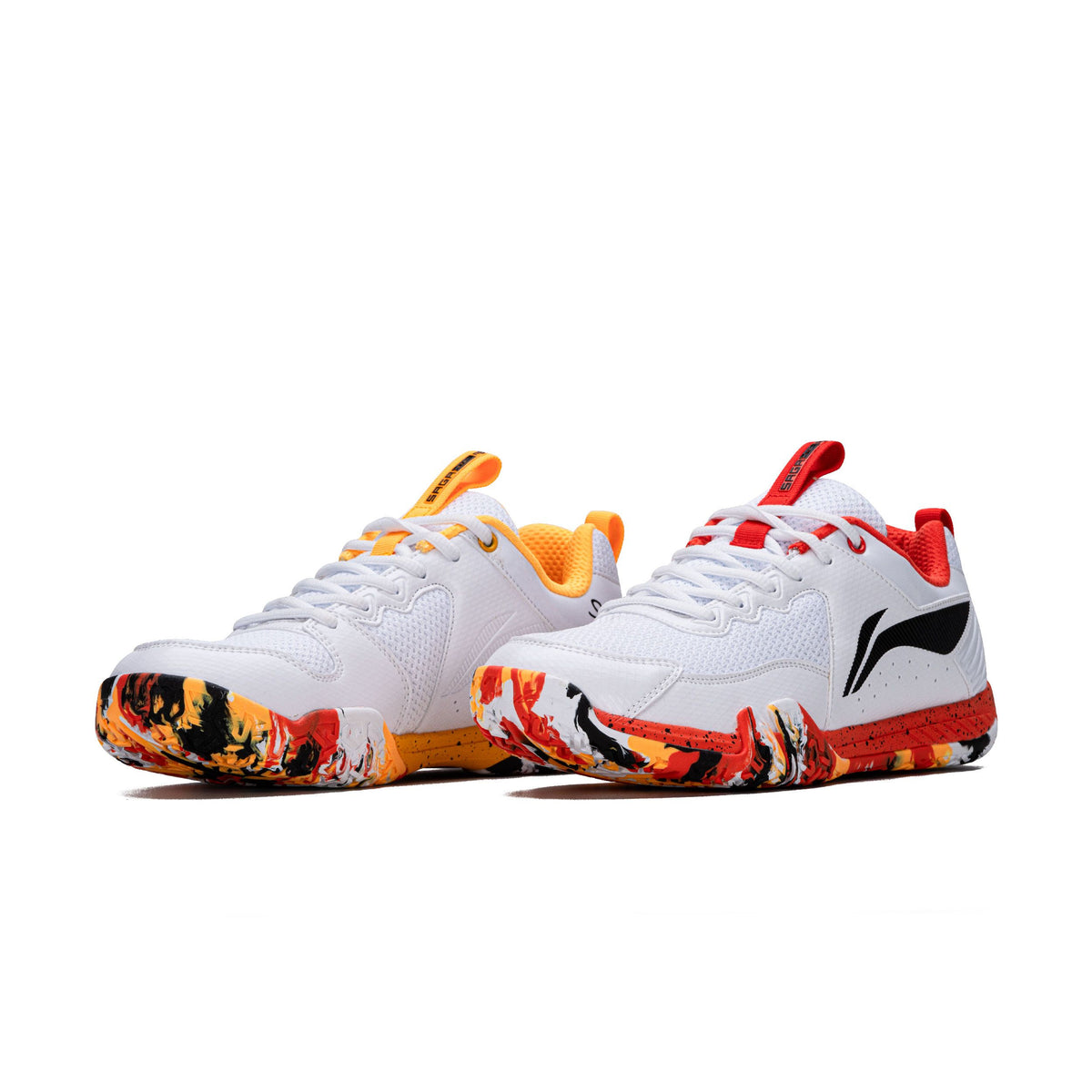 SAGA LITE 9-White/Orange/Yellow