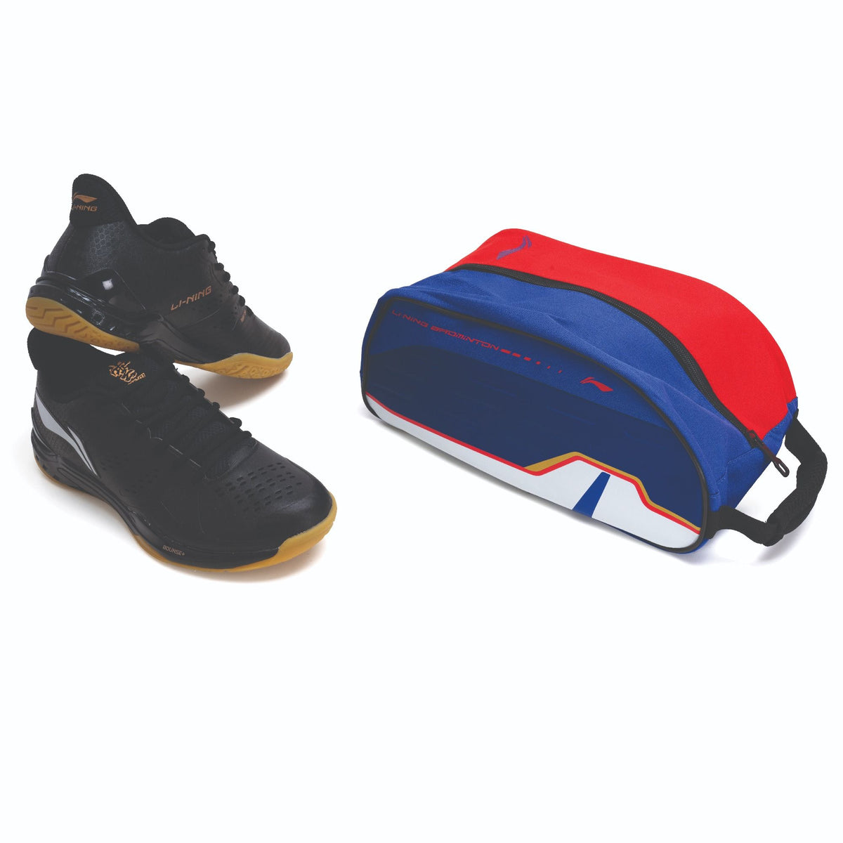 Slam Shoe Bag-Red, Royal Blue