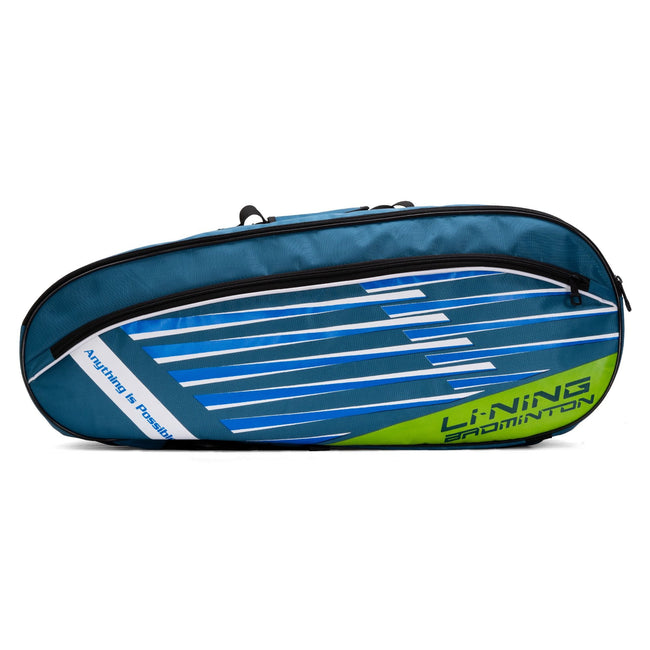 Flash Badminton Kit Bag-Sea Blue, Lime