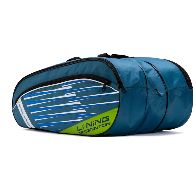 Flash Badminton Kit Bag-Sea Blue, Lime