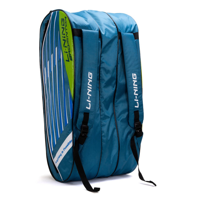 Flash Badminton Kit Bag-Sea Blue, Lime