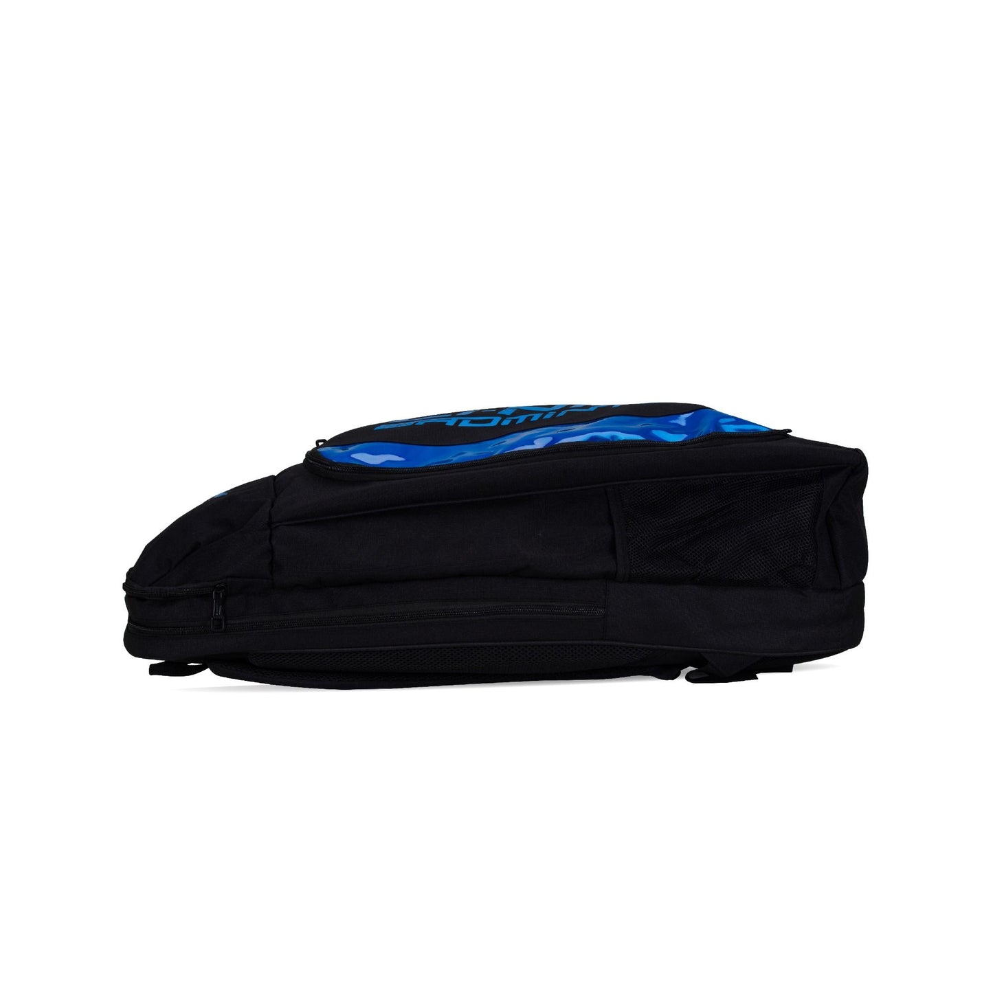 Long Backpack with Racket compartment-Black/Blue